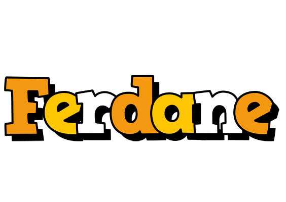 Ferdane cartoon logo