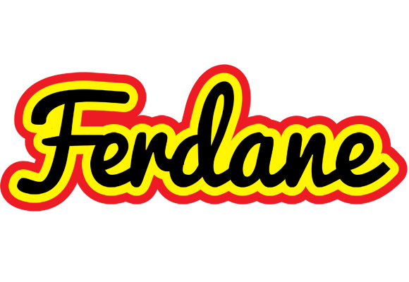 Ferdane flaming logo