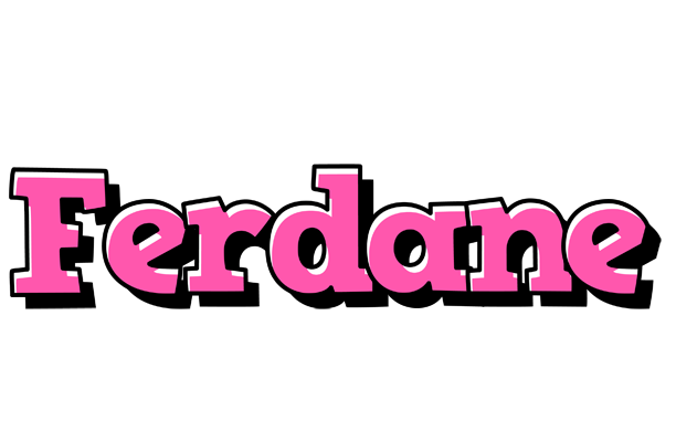 Ferdane girlish logo