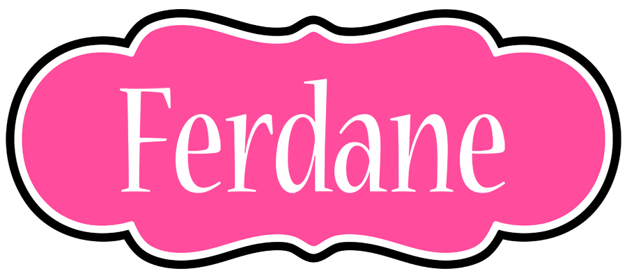 Ferdane invitation logo
