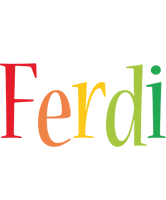 Ferdi birthday logo