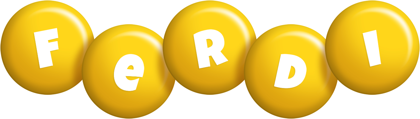 Ferdi candy-yellow logo
