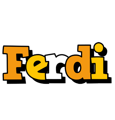 Ferdi cartoon logo