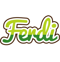 Ferdi golfing logo