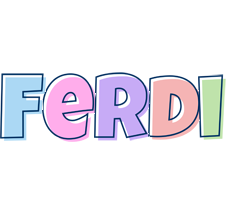 Ferdi pastel logo