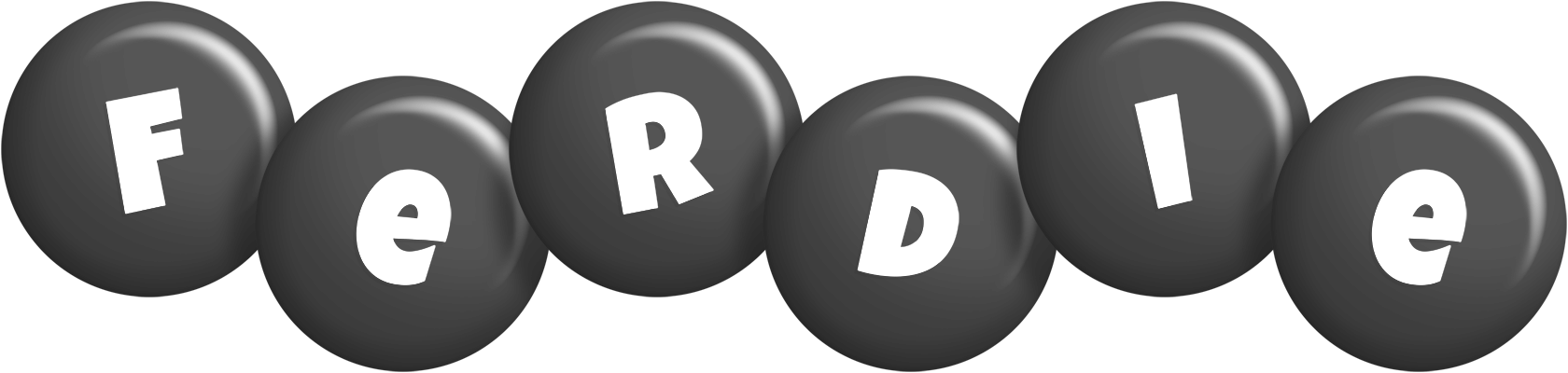 Ferdie candy-black logo