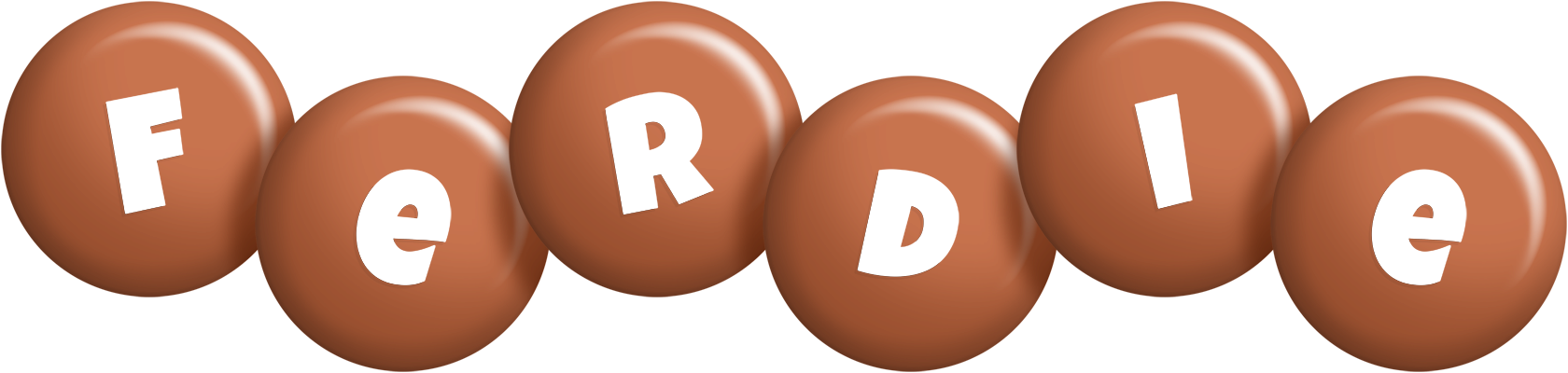 Ferdie candy-brown logo