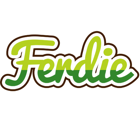 Ferdie golfing logo