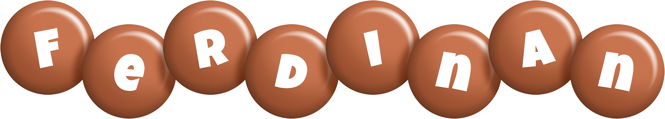 Ferdinan candy-brown logo