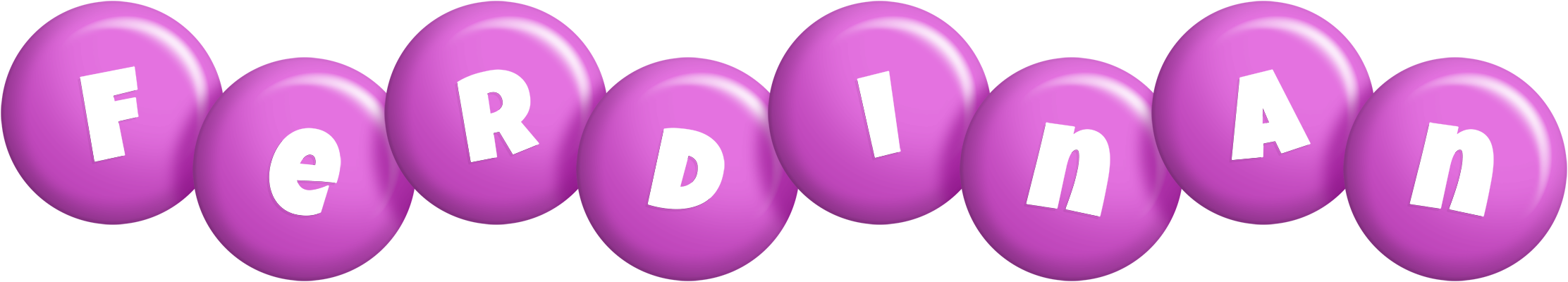 Ferdinan candy-purple logo