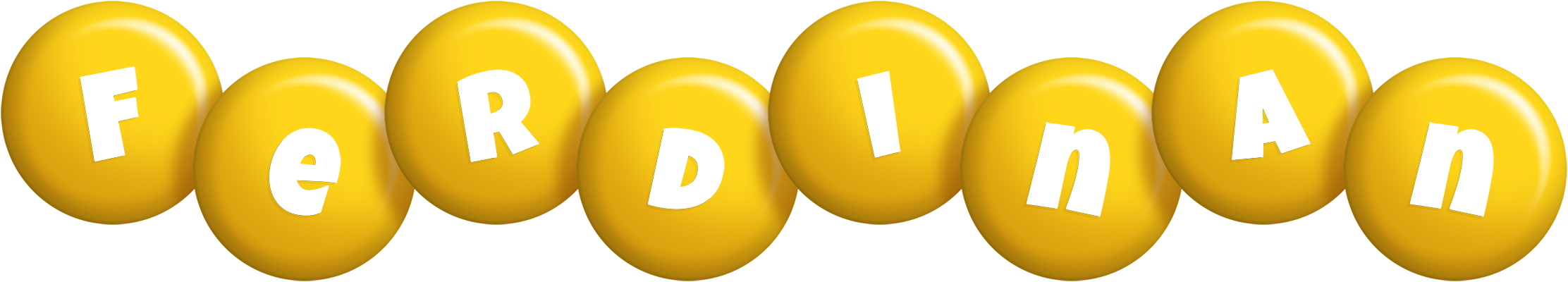 Ferdinan candy-yellow logo