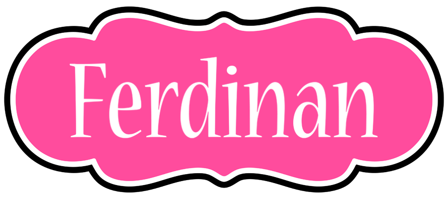 Ferdinan invitation logo