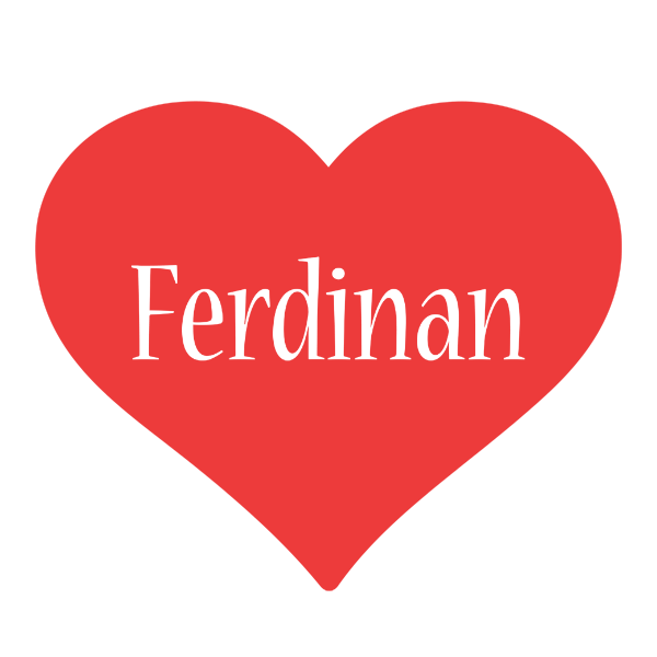 Ferdinan love logo
