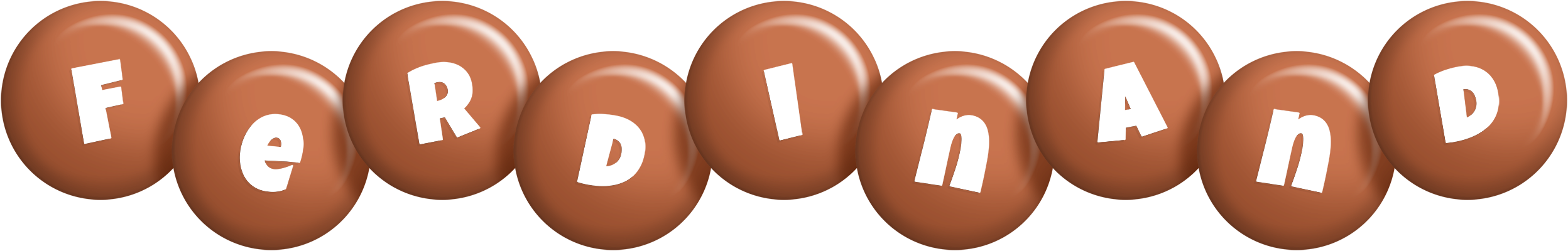 Ferdinand candy-brown logo
