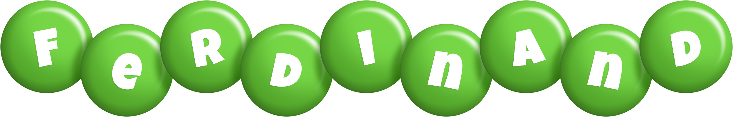 Ferdinand candy-green logo