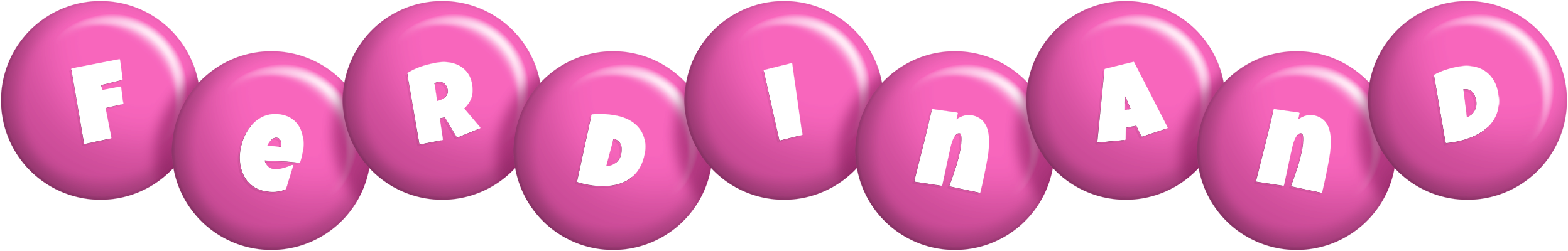 Ferdinand candy-pink logo