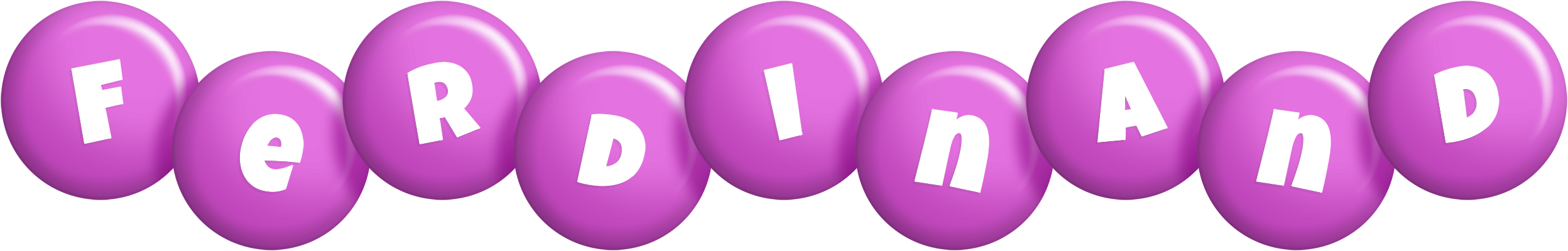 Ferdinand candy-purple logo
