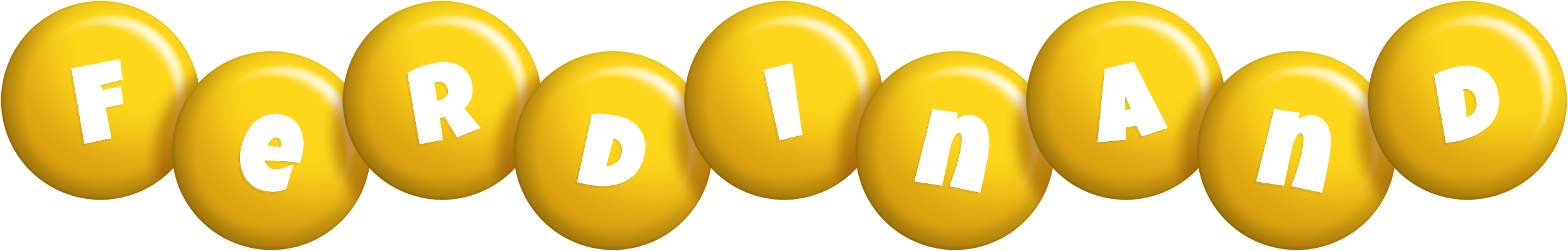 Ferdinand candy-yellow logo