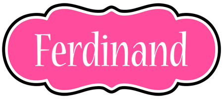 Ferdinand invitation logo