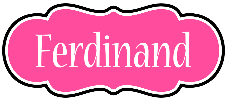 Ferdinand invitation logo