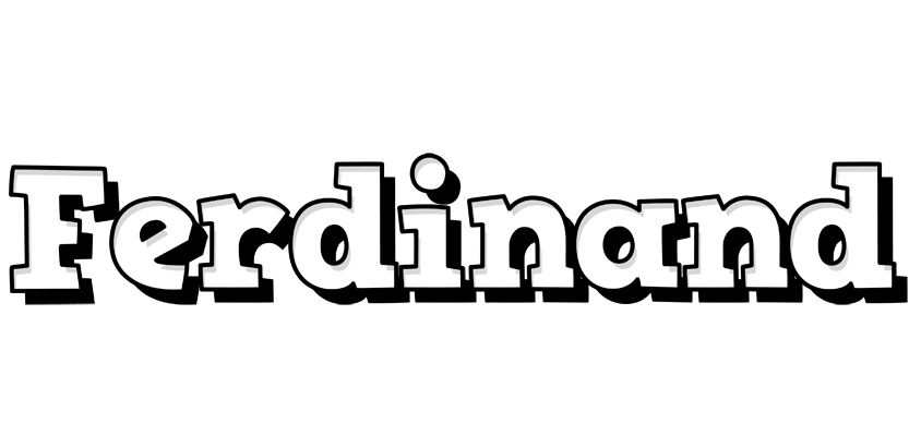 Ferdinand snowing logo