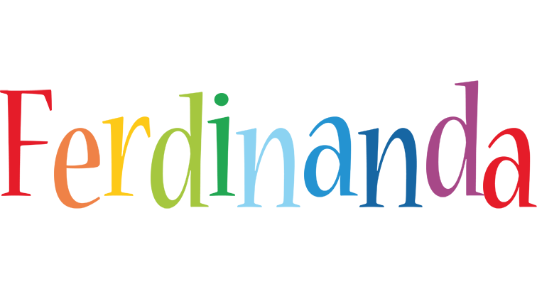 Ferdinanda birthday logo