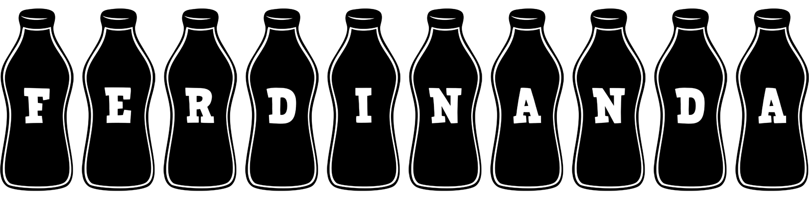 Ferdinanda bottle logo