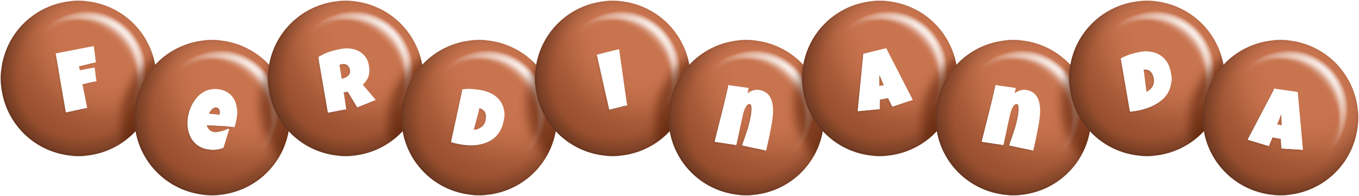 Ferdinanda candy-brown logo