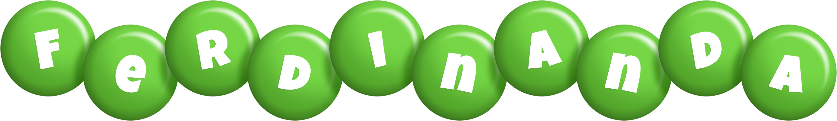 Ferdinanda candy-green logo