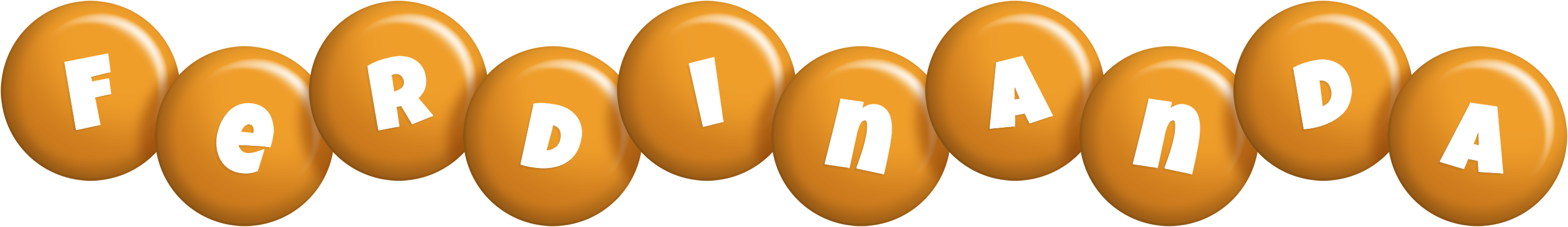 Ferdinanda candy-orange logo
