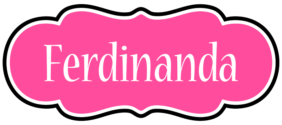 Ferdinanda invitation logo