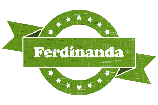 Ferdinanda natural logo