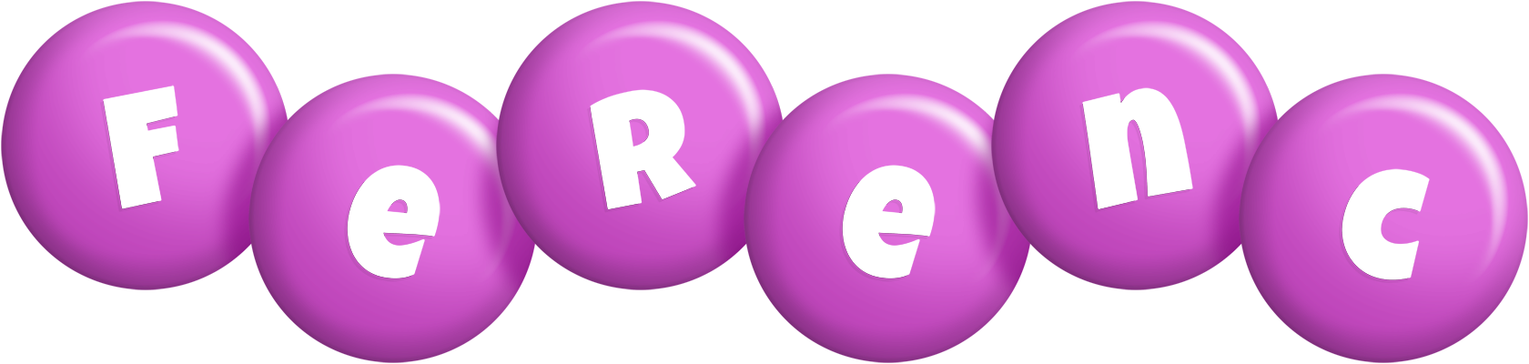 Ferenc candy-purple logo