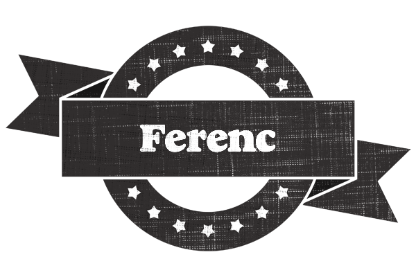 Ferenc grunge logo