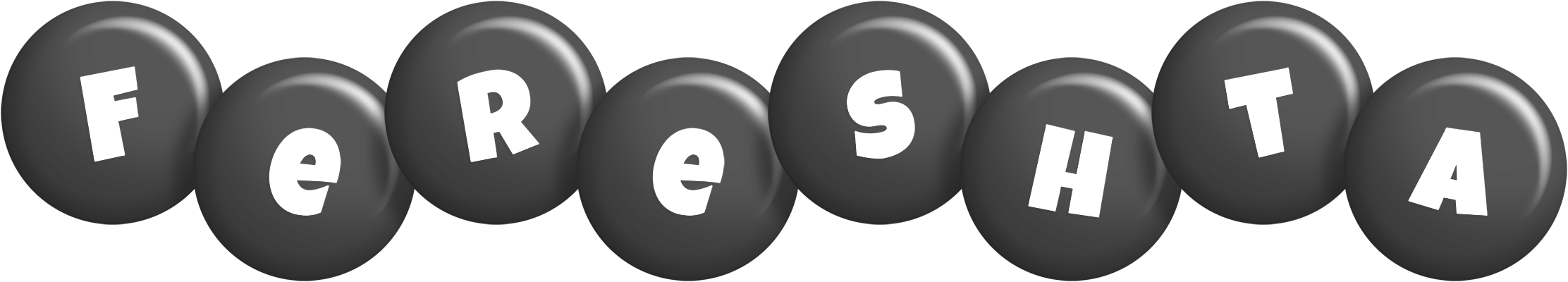 Fereshta candy-black logo