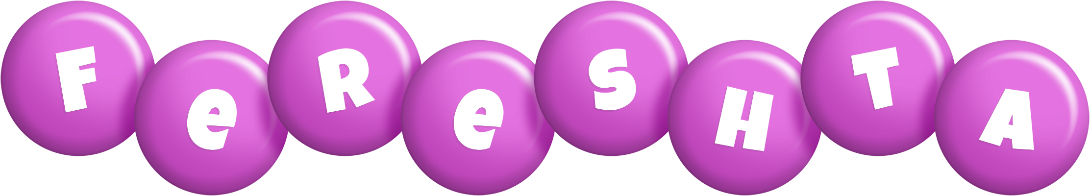 Fereshta candy-purple logo
