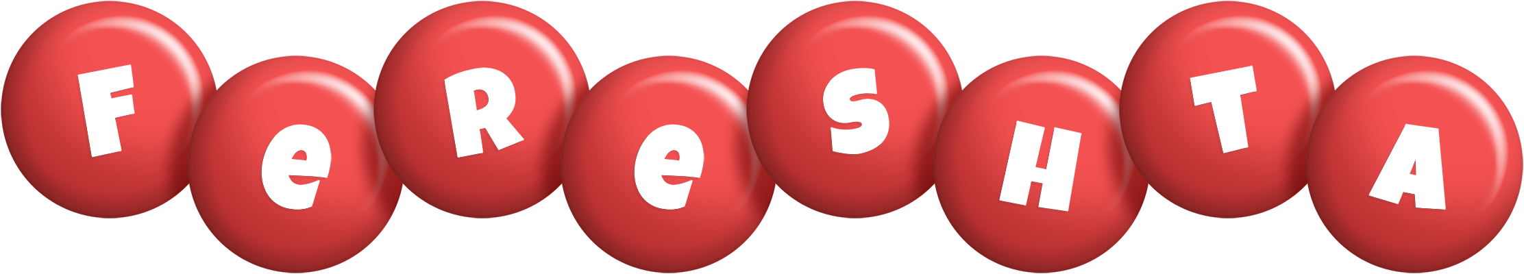 Fereshta candy-red logo
