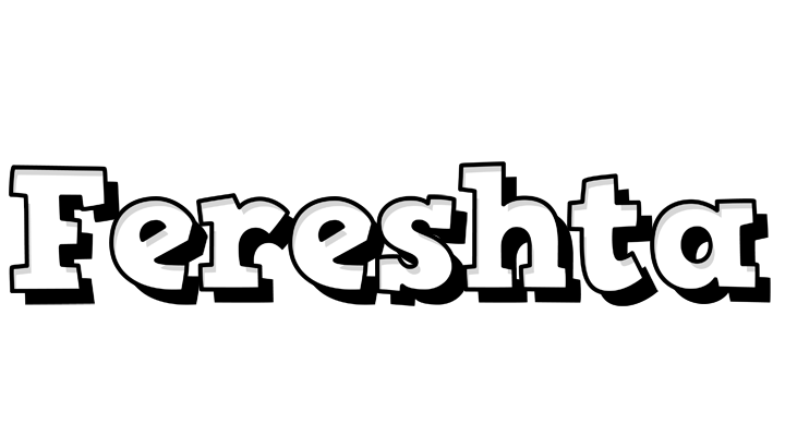 Fereshta snowing logo