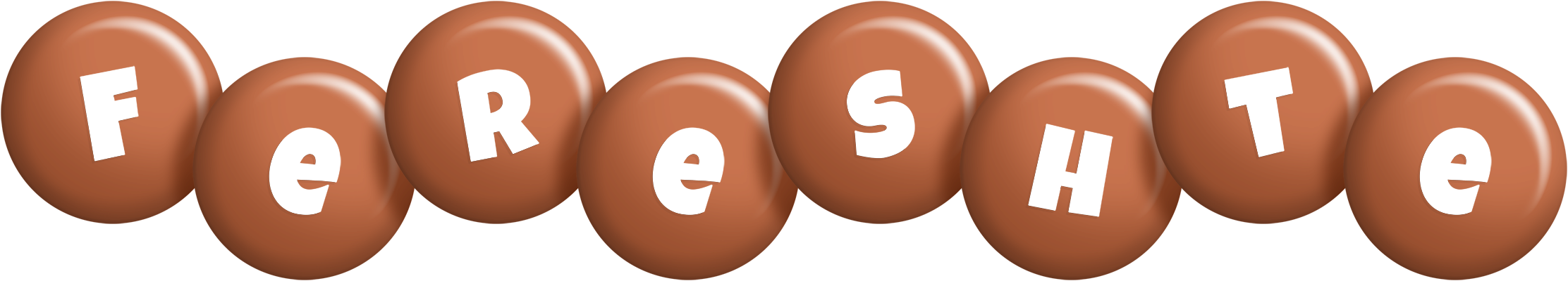 Fereshte candy-brown logo