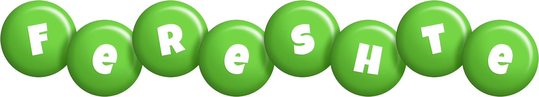 Fereshte candy-green logo