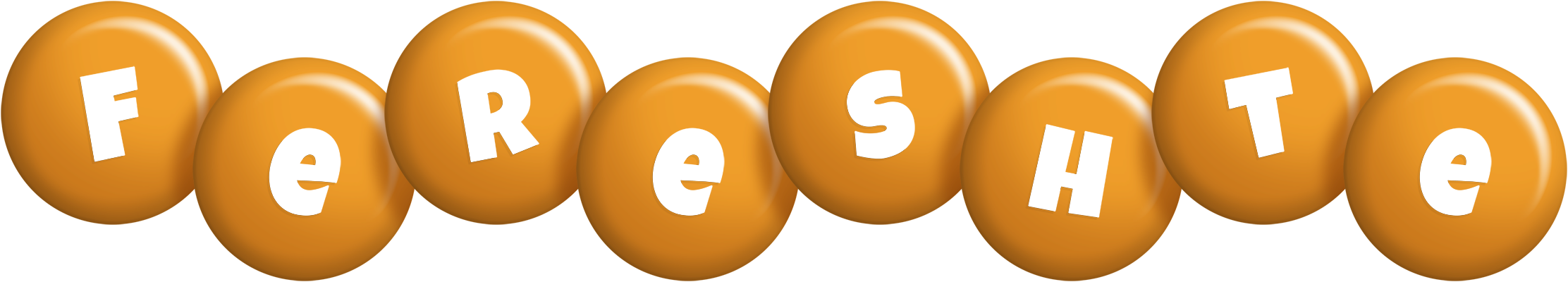 Fereshte candy-orange logo