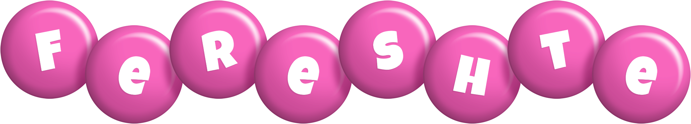 Fereshte candy-pink logo