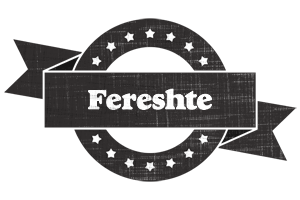 Fereshte grunge logo