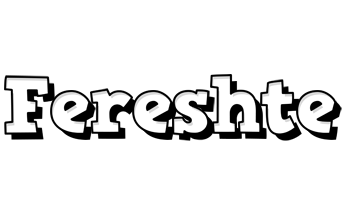 Fereshte snowing logo