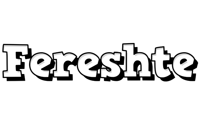 Fereshte snowing logo