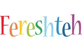 Fereshteh birthday logo