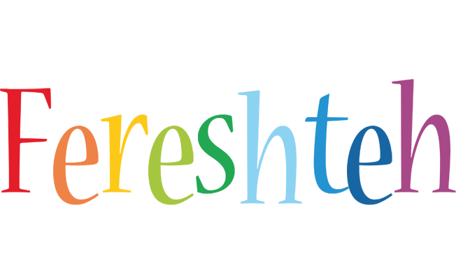 Fereshteh birthday logo