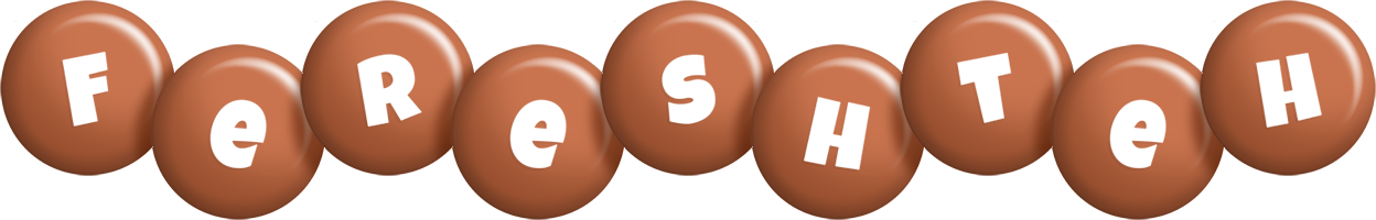 Fereshteh candy-brown logo