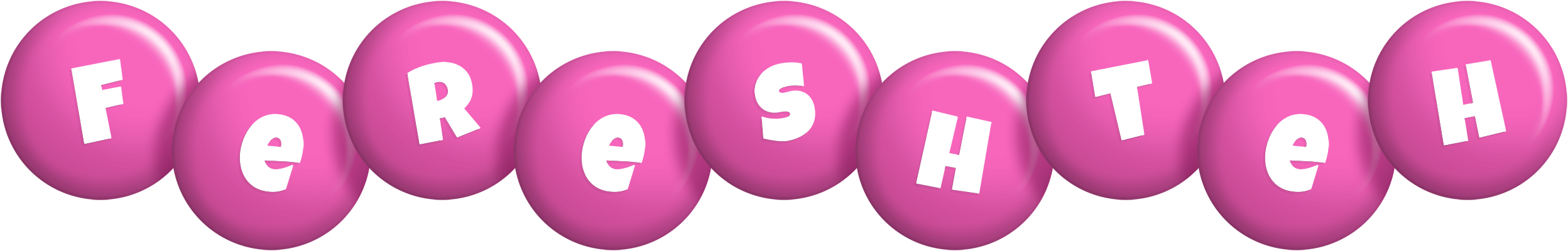 Fereshteh candy-pink logo
