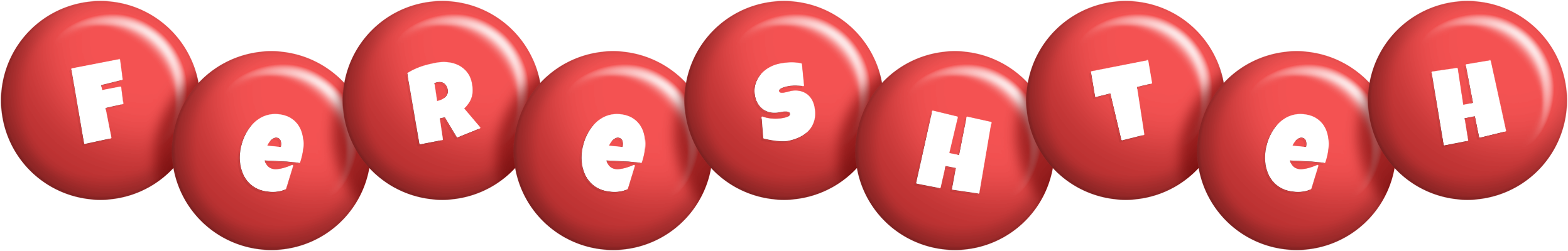Fereshteh candy-red logo
